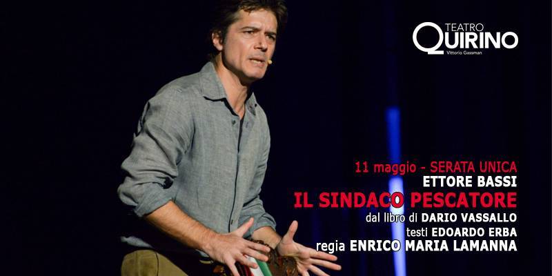 Il Sindaco Pescatore teatro Quirini