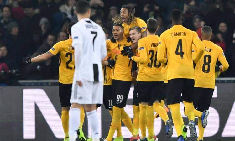 Anche la Juventus perde in Champions League