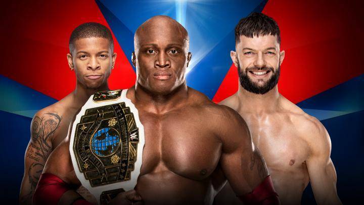 Handicap match fra Finn Balor e il duo Bobby Lashley e Lio Rush