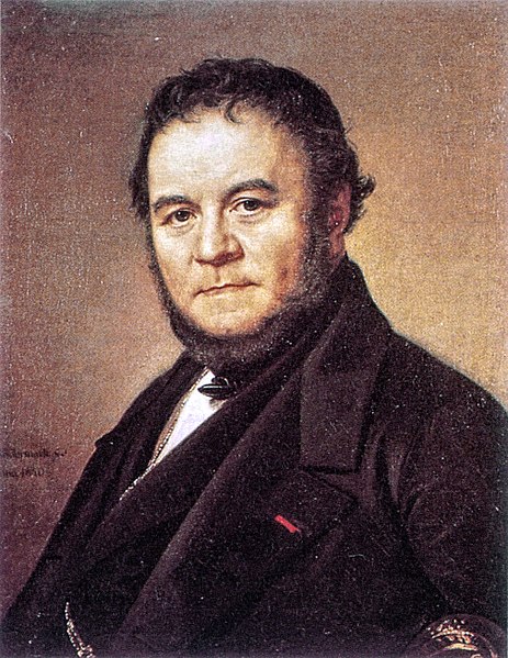 Ritratto di Stendhal, morto il 23 marzo 1842