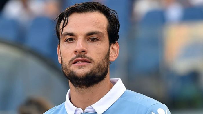 Il centrocampista della Lazio Marco Parolo