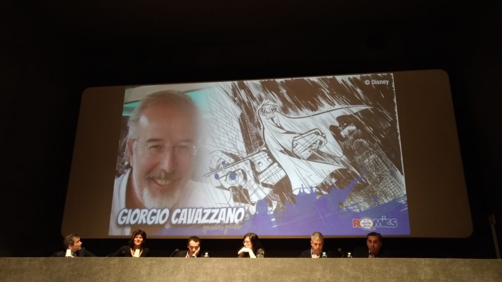 (Giorgio Cavazzano al Romics di aprile 2019)