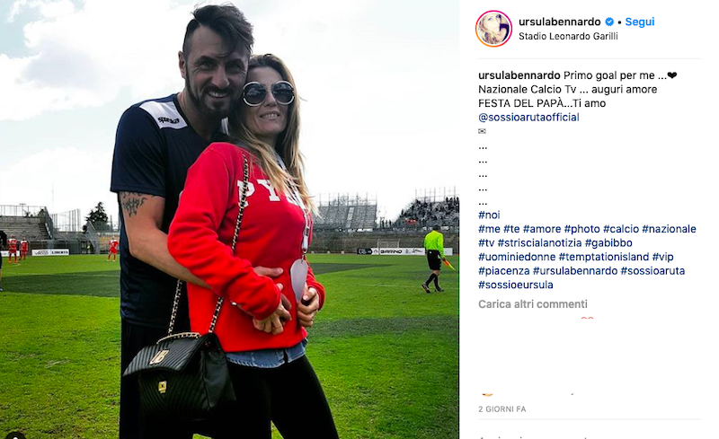 “Il post su Instagram che insinua la probabile gravidanza di Ursula – Photo Credit: www.caffeinamagazine.it”

sossio aruta e ursula bennardo