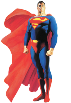 Superman ritratto in stile pittorico da Alex Ross