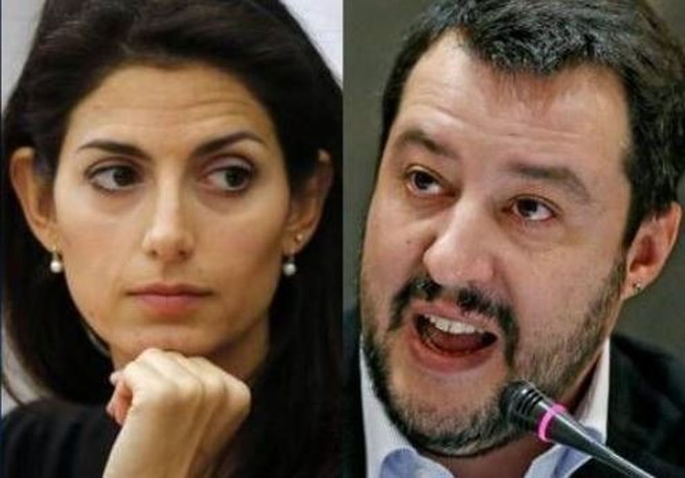 “Virginia Raggi e Matteo Salvini – Credit: www.ilgazzettino.it  Salva-Roma