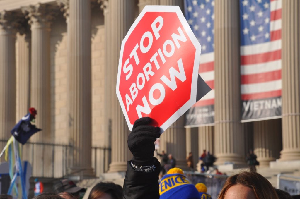 Manifestazione a favore dell'abolizione dell'aborto