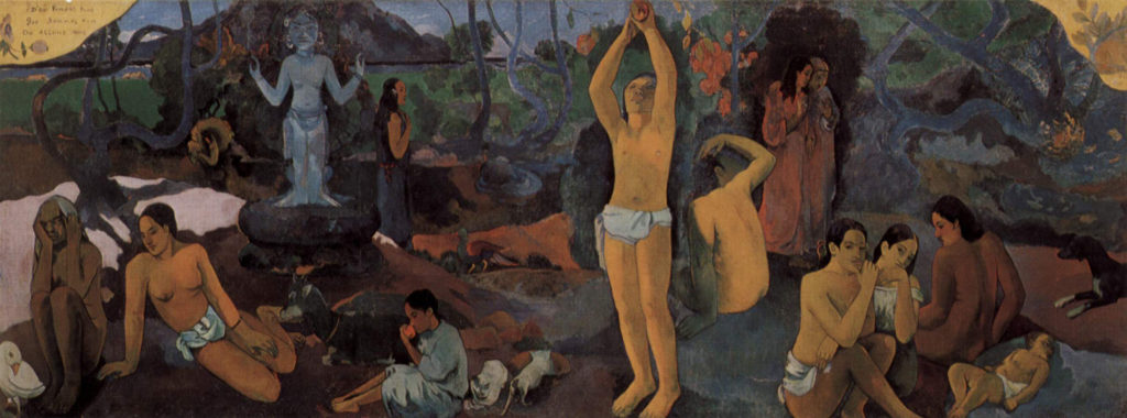 Gauguin - Da dove veniamo? Chi siamo? Dove andiamo?
(foto dal web)
