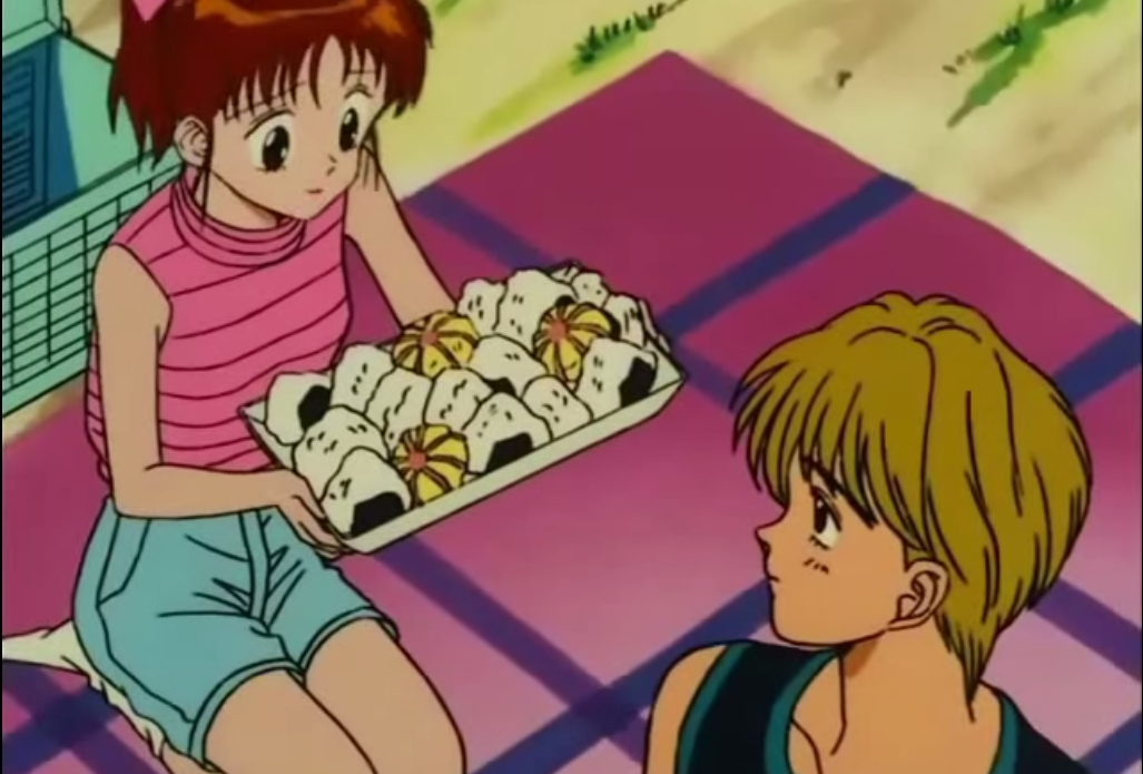 I piatti orientali nei cartoni: onigiri in Sailor Moon.