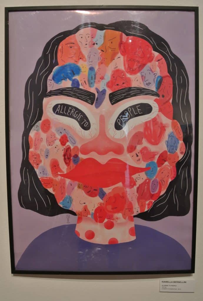 (Isabella Bersellini in mostra a Parma)