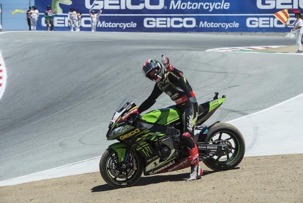 SBK Orari GP USA 2019 – Jonathan Rea in posa al Cavatappi
