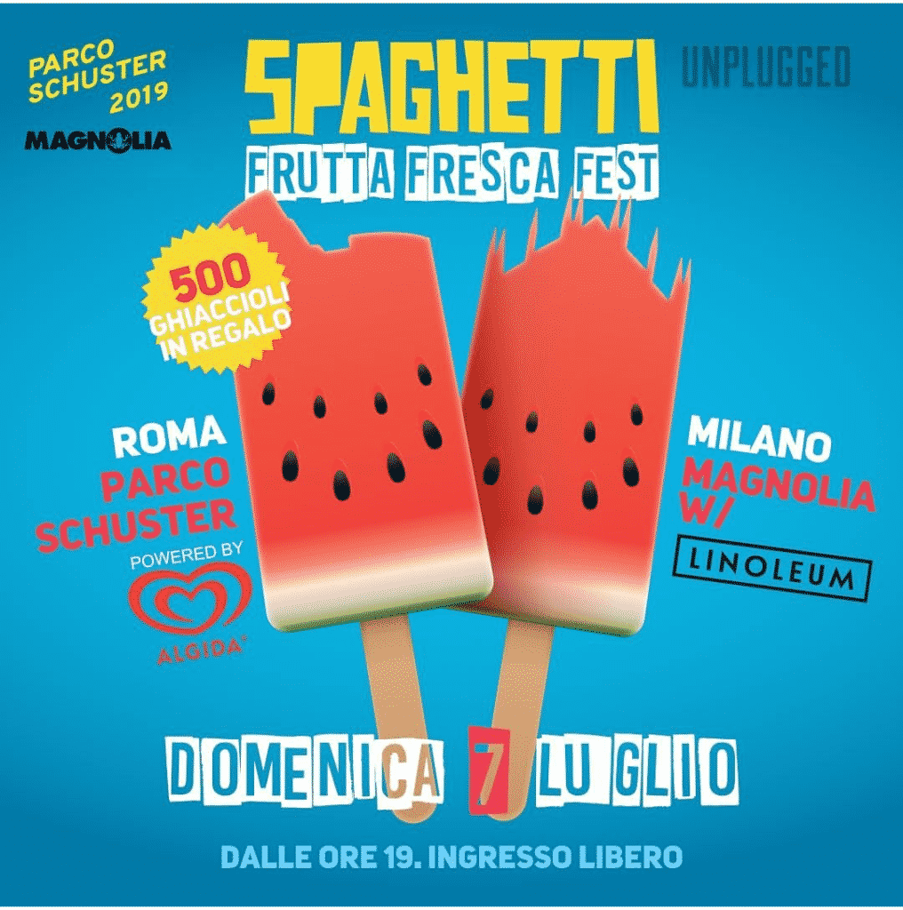 Frutta fresca fest - immagine gentilmente concessa dall'ufficio stampa di Spaghetti Unplugged