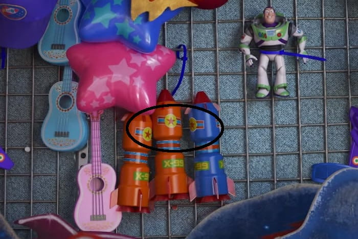 Easter egg "Palla Pixar".