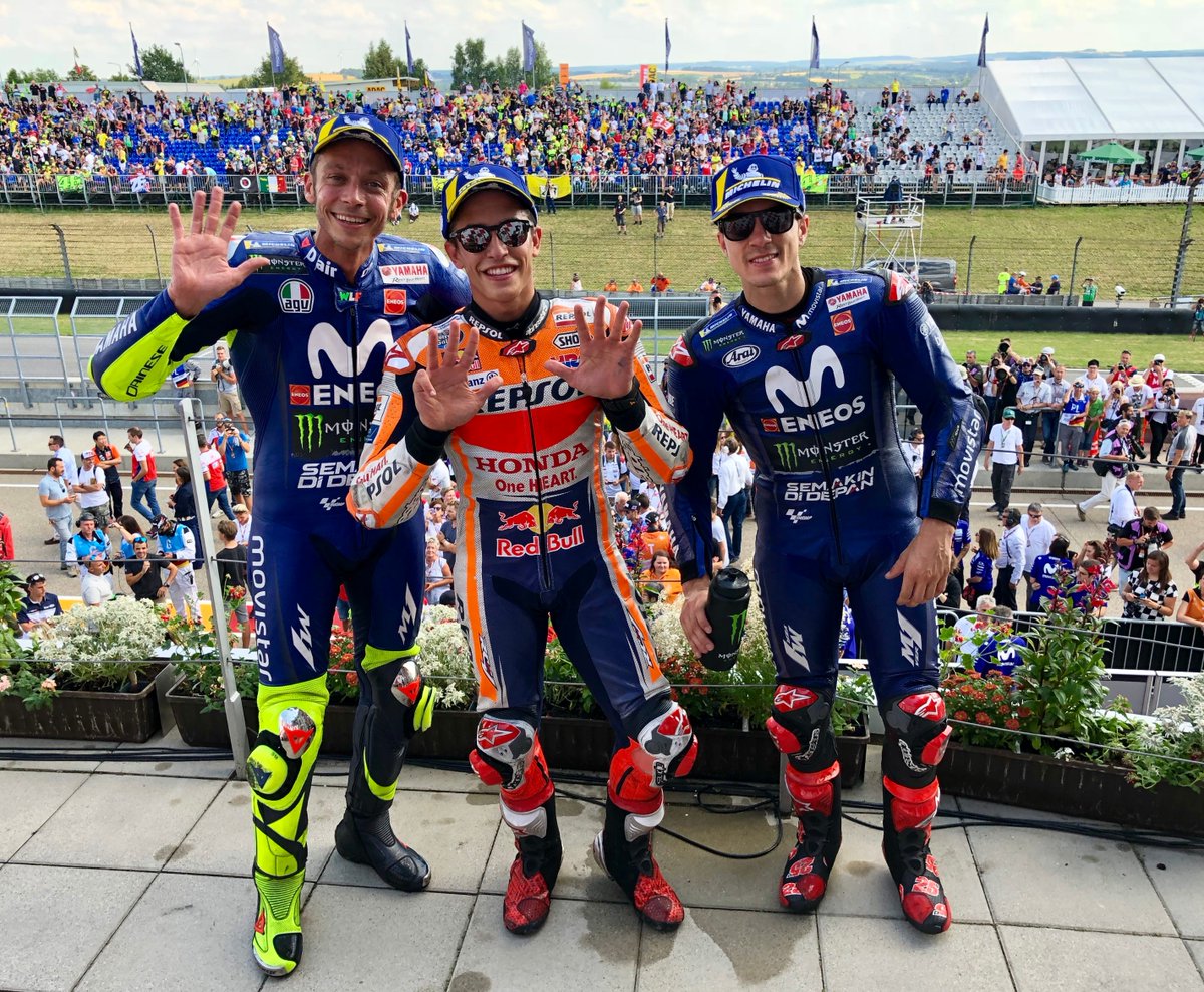 motogp orari gp germania 2019 - podio 2018