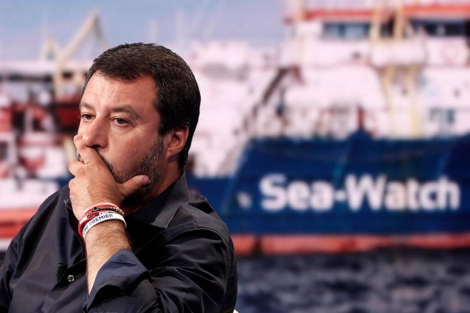“Matteo Salvini – Photo Credit: www.cdt.ch”  carola rackete