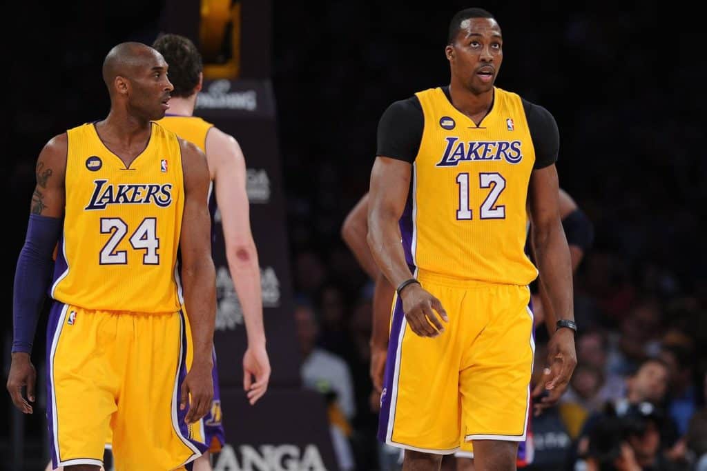 Howard durante la stagione 2012-13: i problemi con Bryant furono uno dei tanti motivi del fallimento di quei Lakers
