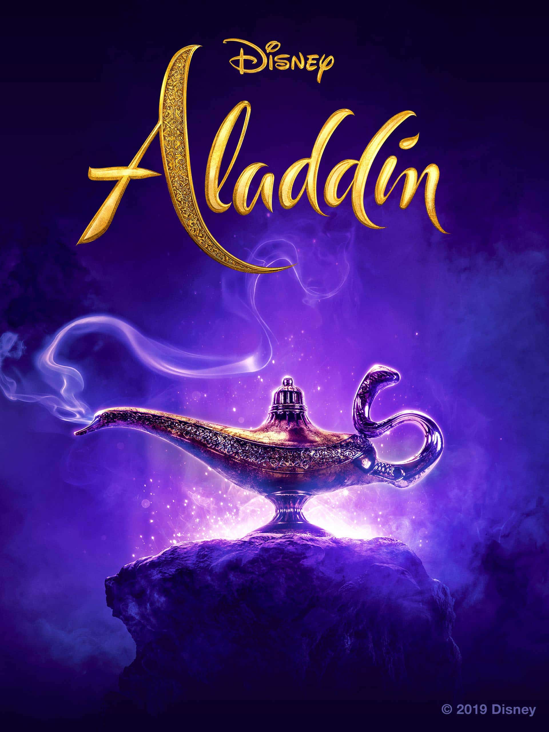 Poster del live action di Aladdin.