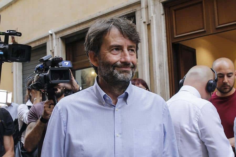 “Il ministro per i Beni culturali, Dario Franceschini”
