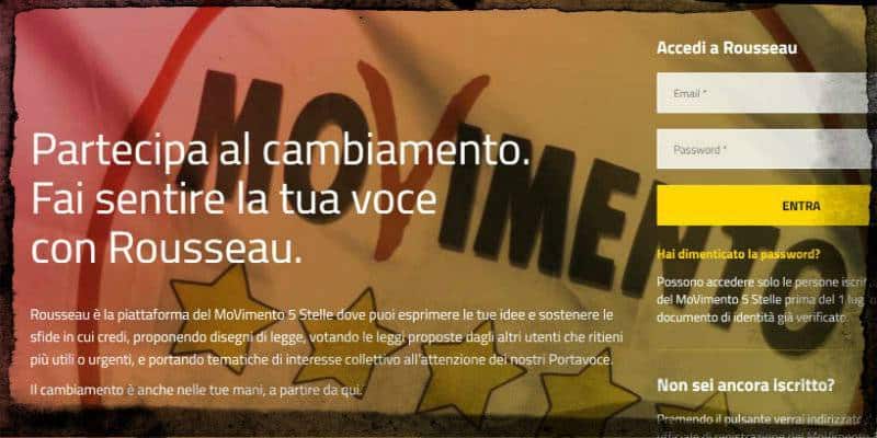 Piattaforma Rousseau: il voto decisivo