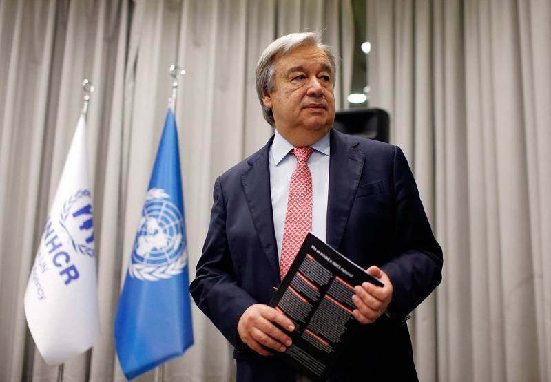“Antonio Guterres, segretario generale dell’Onu, che ha affiancato Greta Thunberg al summit ”