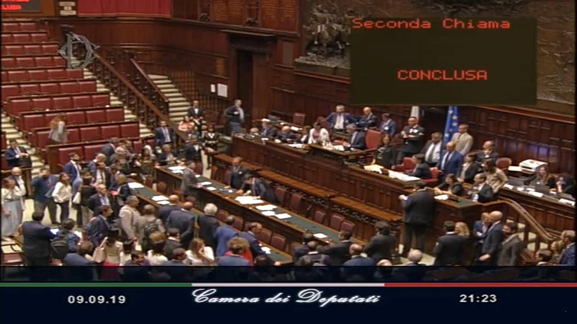 Governo M5S-PD: Conte ottiene la fiducia alla camera conte bis