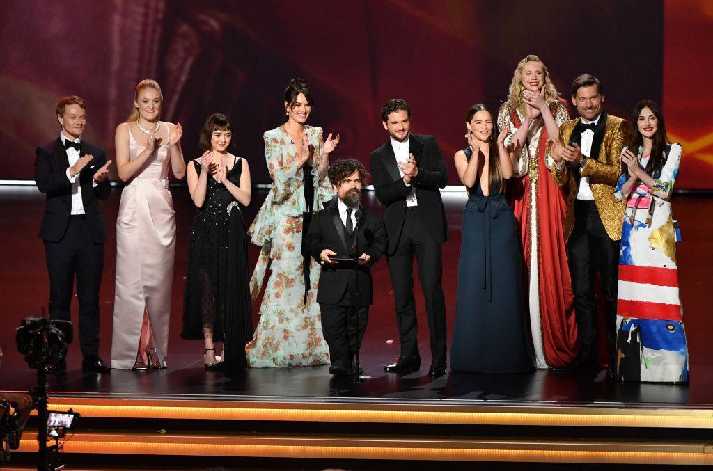 Il cast di Game Of Thrones agli Emmy Awards 2019.