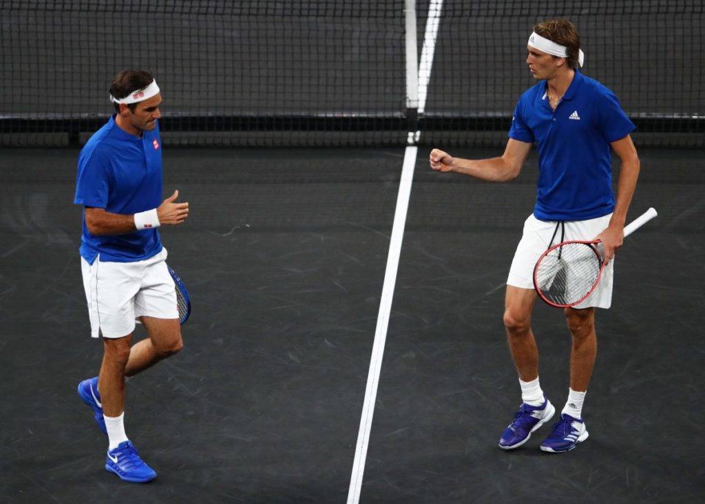 Federer e Zverev 