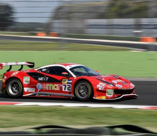 Antonio Fuoco in pista con la Scuderia Baldini antonio fuoco scuderia baldini