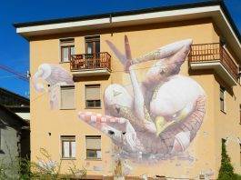 L’Aquila 2009-2019 Murales nel centro storico de L'Aquila (fonte: Ilaria Spaziani)