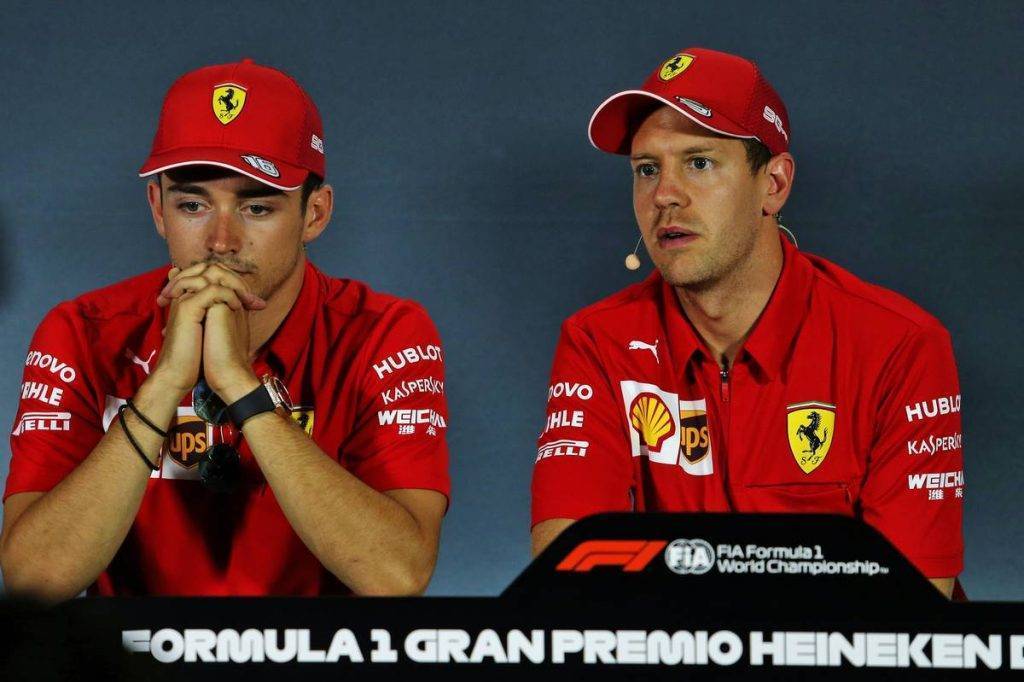 Vettel e Leclerc