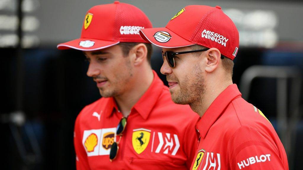 Vettel e Leclerc