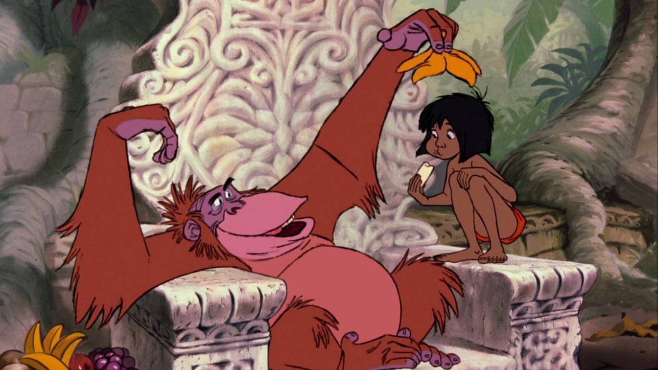 Una scena del film Disney "Il libro della giungla".