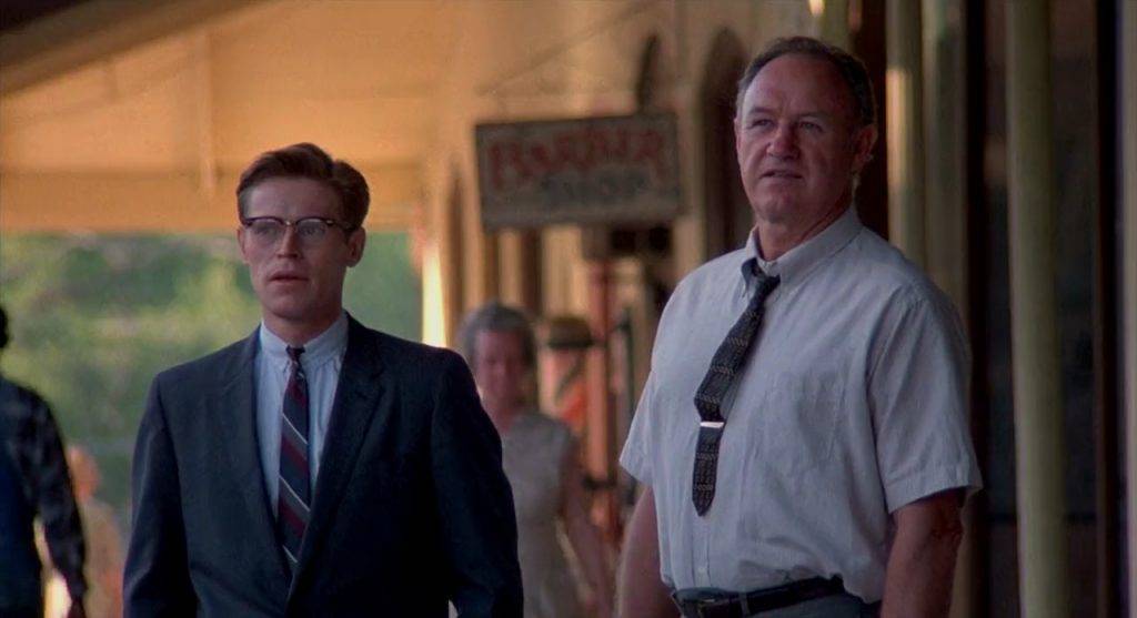 Willem Defoe e Gene Hackman in "Mississippi Burning - Le radici dell'odio" - immagine web