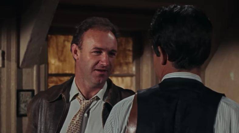 Gene Hackman in "Gangster Story" - immagine web