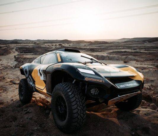 Il SUV elettrico Odyssey 21 Extreme E gommato Continental partecipa alla Dakar 2020