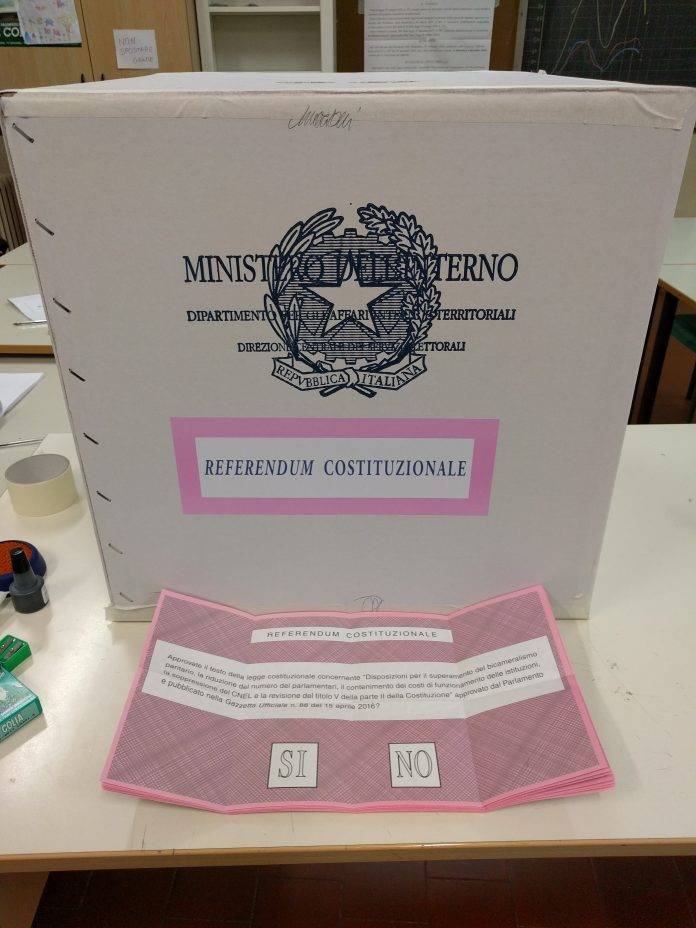 Referendum sul taglio dei parlamentari
