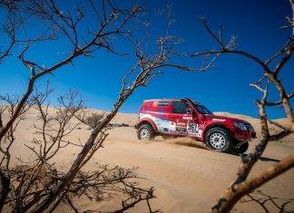 Dakar 2020 Stage 2: rocce e sabbia non fermano l’R-Team non molla dakar 2020 stage 2 mitsubishi pajero