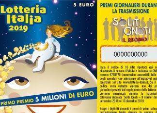 Lotteria Italia, estrazione 6 gennaio 2020