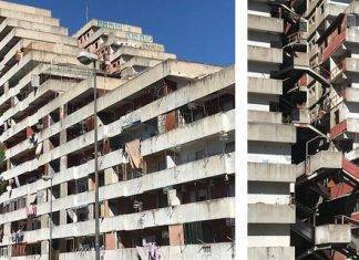 Iniziata la demolizione della Vela Verde di Scampia: il simbolo di Gomorra