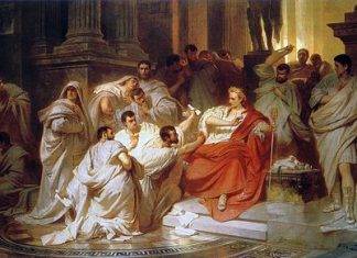 Le Idi di marzo: la congiura che cambiò il corso della storia Karl_Theodor_von_Piloty_Murder_of_Caesar_1865 da Wikipedia