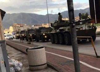 Carri armati a Palermo, imbarcati verso la Sardegna