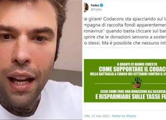 Fedez denunciato da Codacons? Lui reagisce male! fedez cdacons