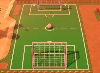 Animal Crossing: New Horizons guida modelli – Il campo da calcio Animal Crossing: New Horizons guida modelli