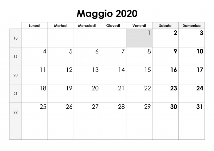 Fase 2, fonte calendario.eu
