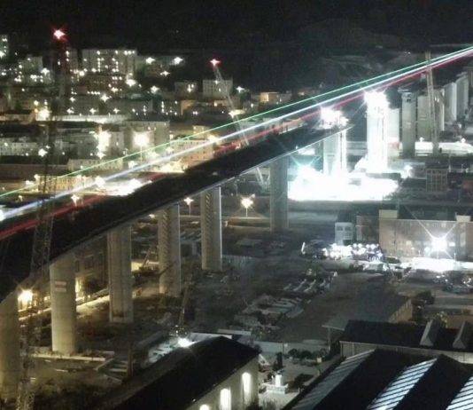 Ponte Morandi: è il giorno del varo dell’ultima campata ponte morandi, fonte youtube.com