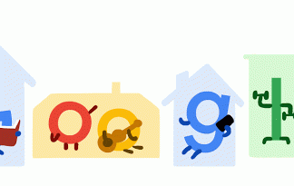Il Doodle di Google con Coronavirus Tips