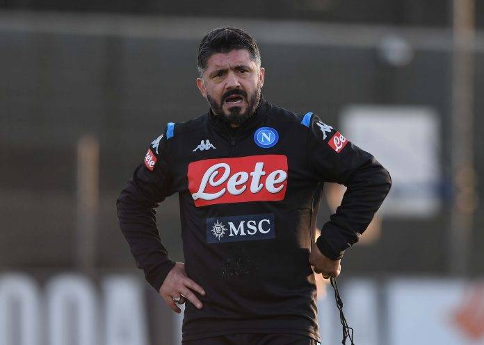 Gattuso, allenatore del Napoli