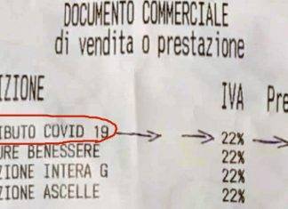 Che cos’è la tassa Covid-19 sugli scontrini?