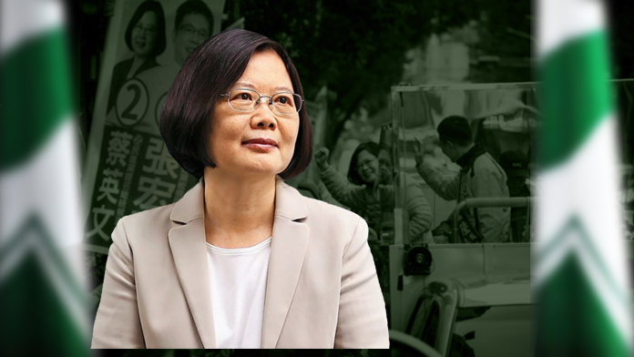 Tsai Ing-wen Taiwan: Tsai Ing-wen giuramento
