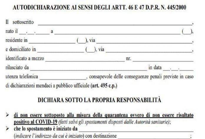 autocertificazione, fonte autoappassionati.it