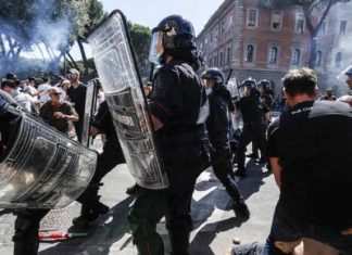 Ultrà e Forza Nuova, follia a Roma: guerriglia al Circo Massimo